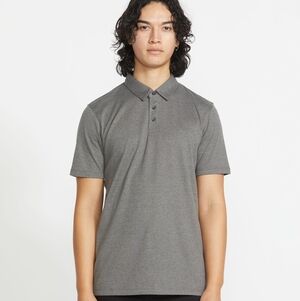 Volcom Wowzer Polo Shirt Grey Size M